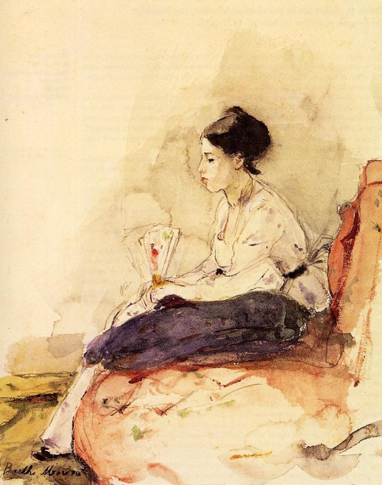 Berthe Morisot - Auf dem Sofa - On the Sofa